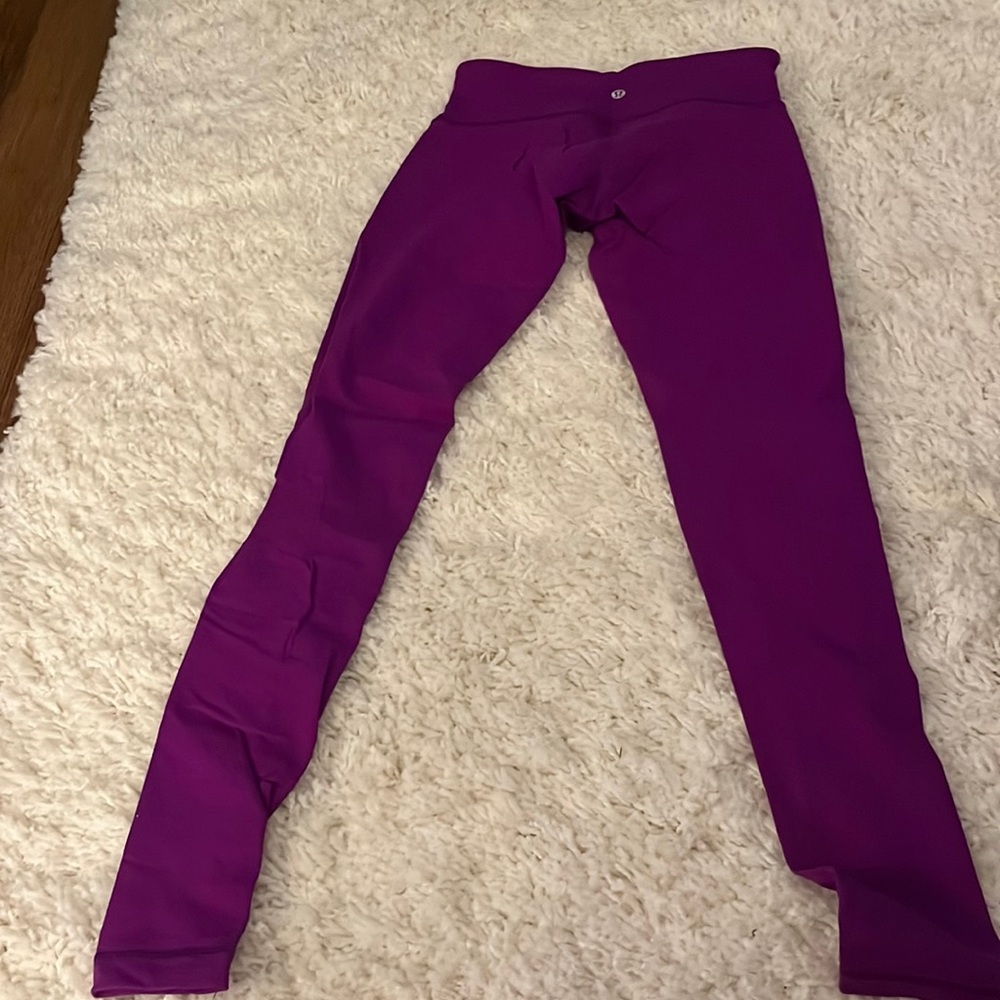 Purple lululemon leggings size 4